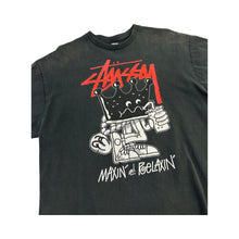 Load image into Gallery viewer, Vintage Stussy &#39;Maxin and Relaxin&#39; Tee - XL
