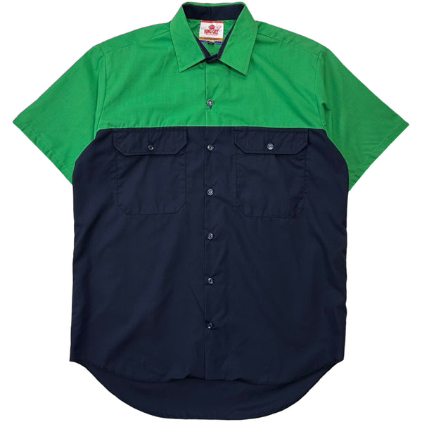 Vintage King Gee Workwear Button Up Shirt - M