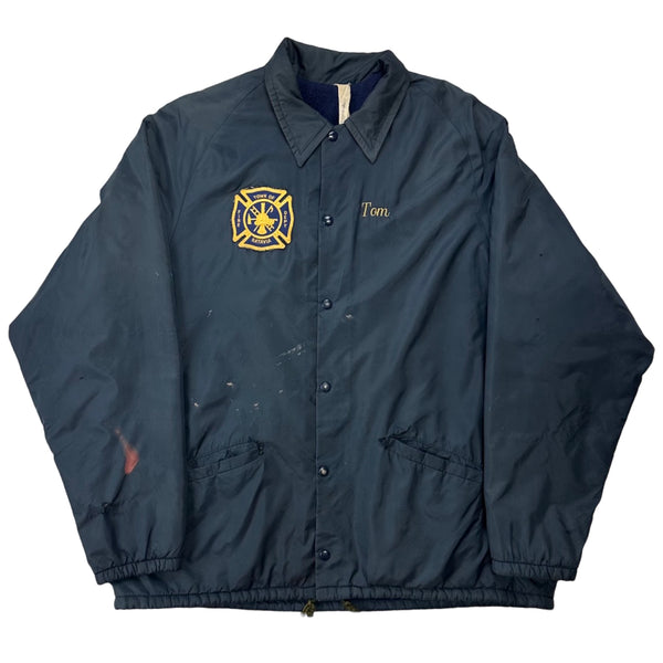 Vintage Fire Dept Town of Batavia Jacket - XL