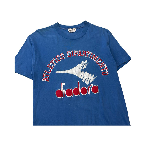 Vintage Diadora 'Atletico Dipartimento' Tee - M