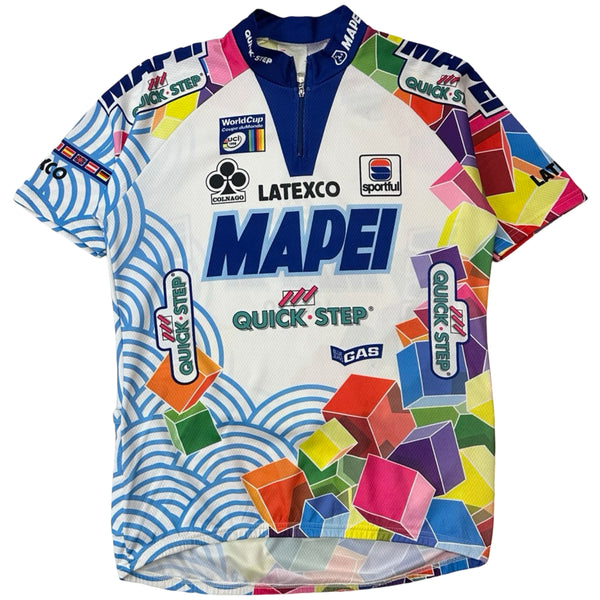 Vintage Quick-Step Mapei Cycling Jersey - L