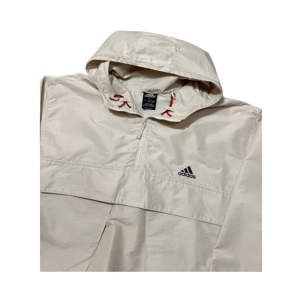 Vintage Adidas 1/4 Zip Windbreaker Jacket - XL