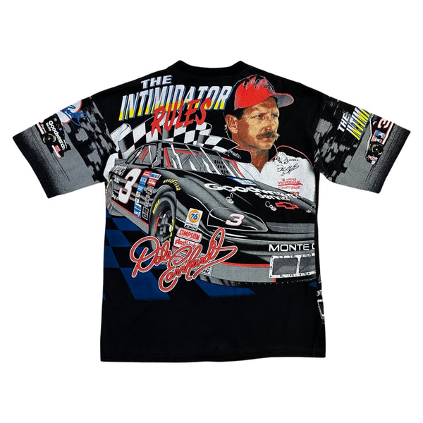 Vintage 1996 Dale Earnhardt The Intimidator Rules All Over Print Tee - L