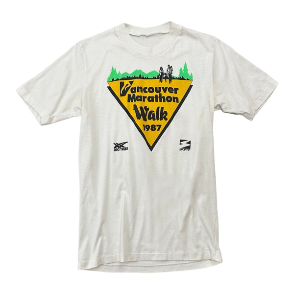 Vintage 1987 Vancouver Marathon Walk Tee - M