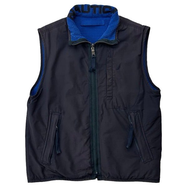 Vintage Reversible Nautica Vest - S