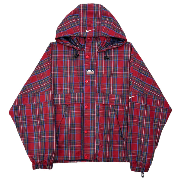 Nike USA Tartan Pullover Jacket - M