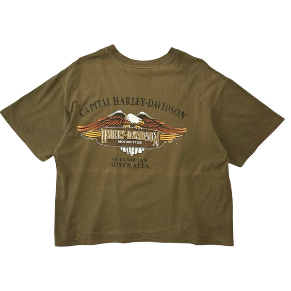 Vintage 1998 Harley-Davidson Queanbeyan Australia Tee - L