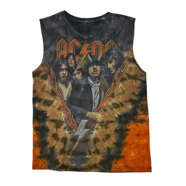 AC/DC Sleeveless Tie Dye Tee - L