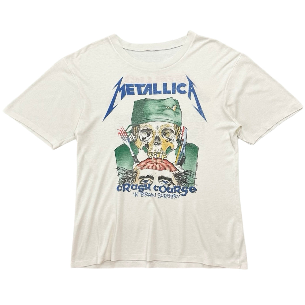 Vintage 1987 Metallica ‘Crash Course in Brain Surgery’ Tee - M / L