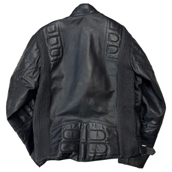 Vintage R. Jays Leather Motorcycle Jacket - XL