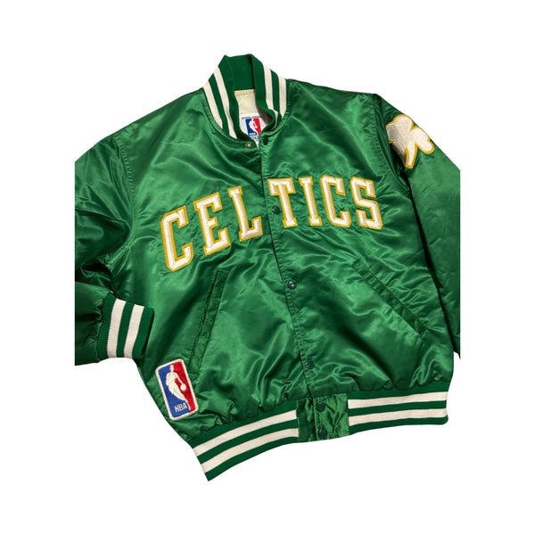 Vintage Boston Celtics Starter Bomber Jacket - L