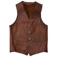 Load image into Gallery viewer, Vintage Leather Vest - S
