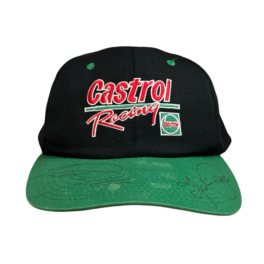 Vintage Signed Castrol Racing Cap