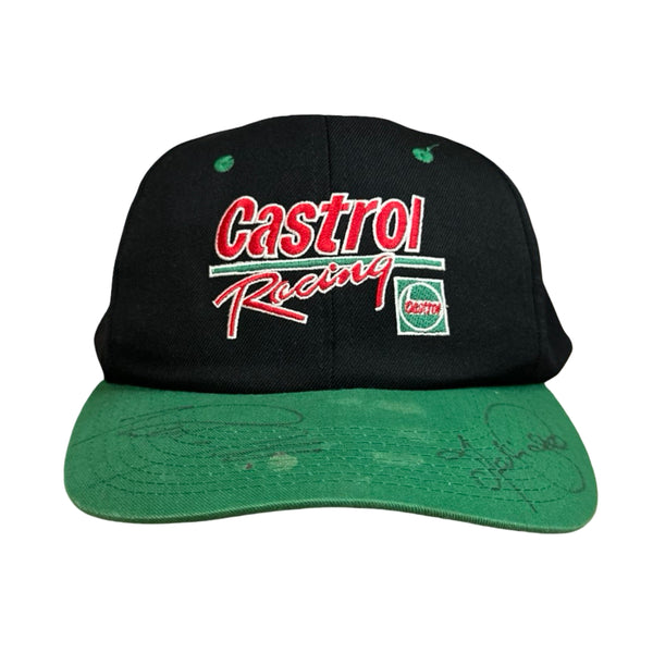 Vintage Signed Castrol Racing Cap