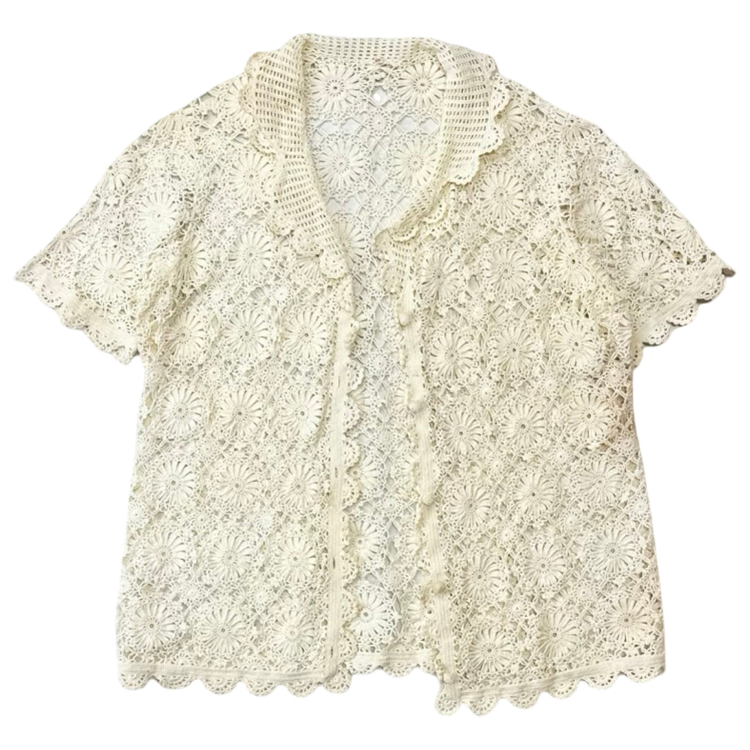 Vintage Lace Shirt - M