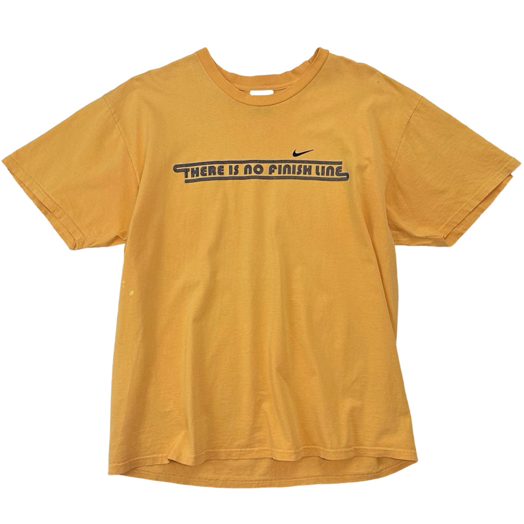 Vintage Nike 'There Is No Finish Line' Tee - XL