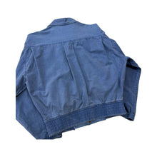 Load image into Gallery viewer, Vintage Black + Blue Fitness Jacket - S
