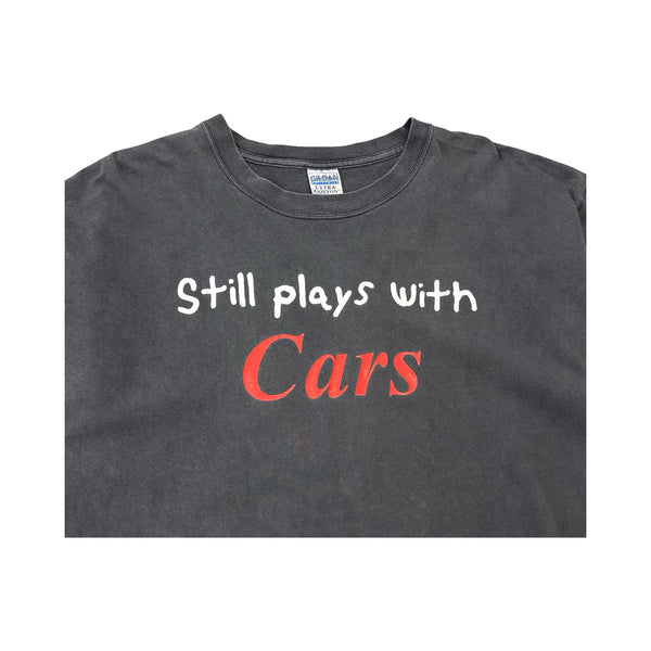 Vintage Still Plays With Cars Tee - XL