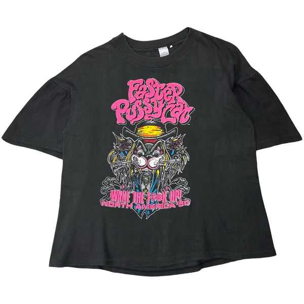 Vintage 1990 Faster Pussycat ‘Wake The F**k Up!’ Tour Tee - M