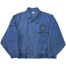 Load image into Gallery viewer, Vintage Black + Blue Fitness Jacket - S
