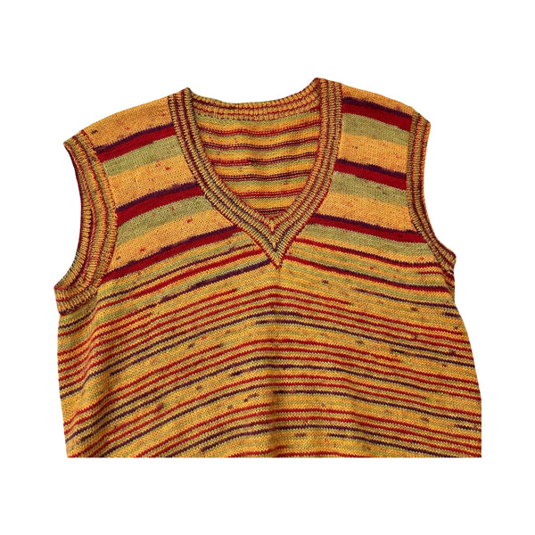 Vintage Knitted Vest - L