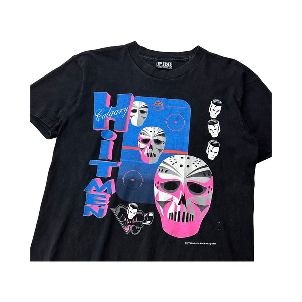 Vintage 1994 Calgary Hitmen Hockey Tee - XL