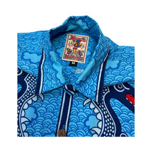 Load image into Gallery viewer, Vintage Mambo Blue Dragon Loud Shirt - M / L
