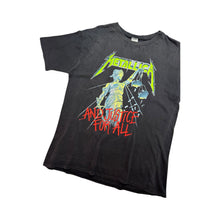 Load image into Gallery viewer, Vintage 1988-89 Metallica And Justice For All Tour Aus/Japan Tee - XL
