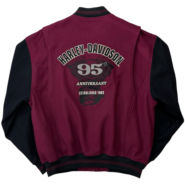 Vintage 1998 Harley-Davidson Varsity Jacket - L