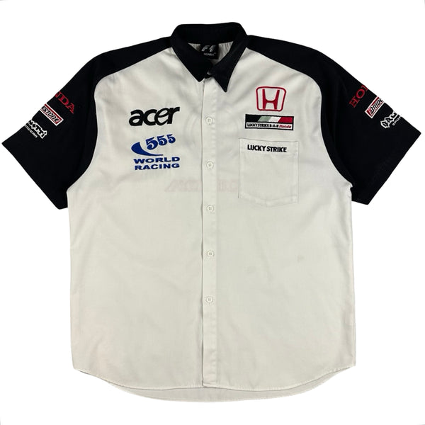 Vintage Lucky Strike BAR Honda Button Down - XL