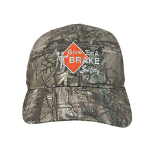 Load image into Gallery viewer, Give ‘Em A Brake Safety Realtree Cap
