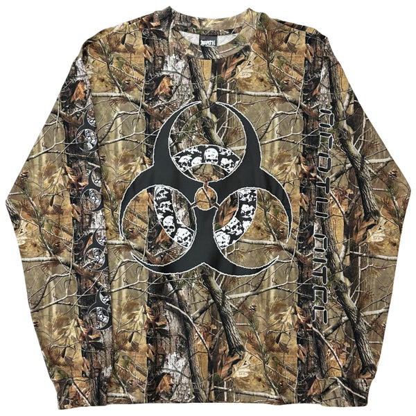 Death Rites - 'Urban Discipline' Real Tree Camo L/S T-Shirt - L