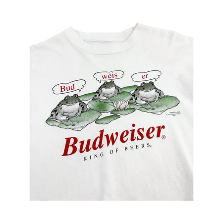 Vintage 1995 Budweiser 'King of Beers' Tee - L
