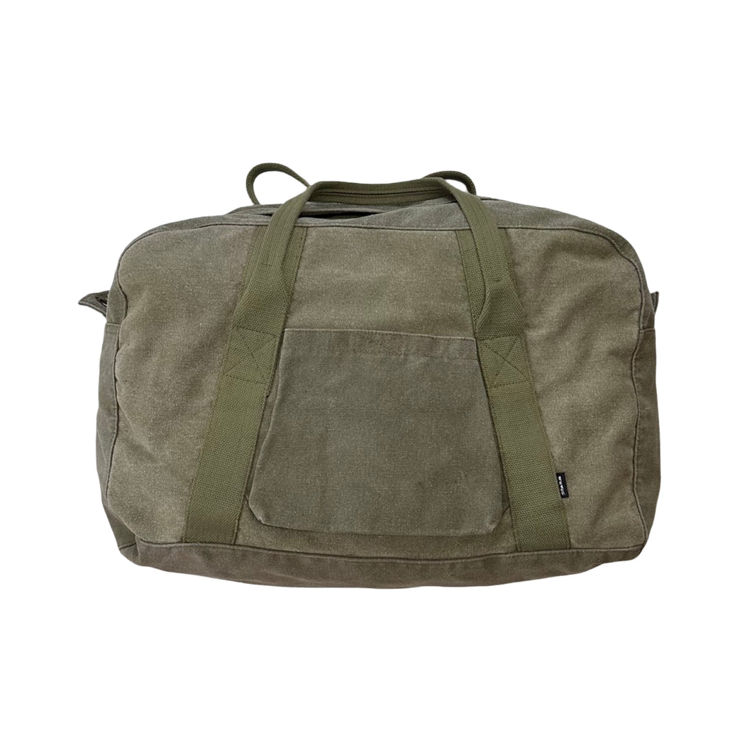 Vintage Khaki Duffel Bag