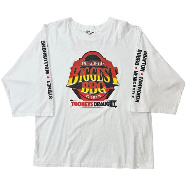 Vintage 1993 Tooheys World's Biggest BBQ Long Sleeve - XL