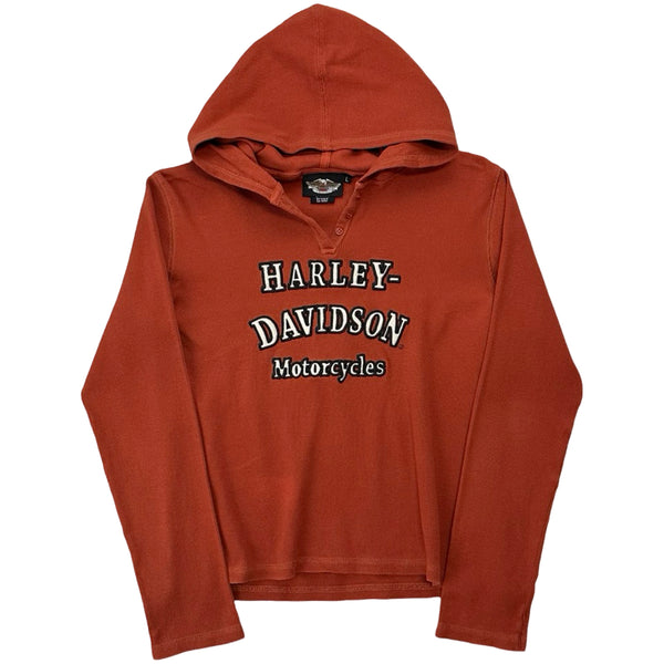 Vintage Harley-Davidson Pullover Hoodie - Woman's L