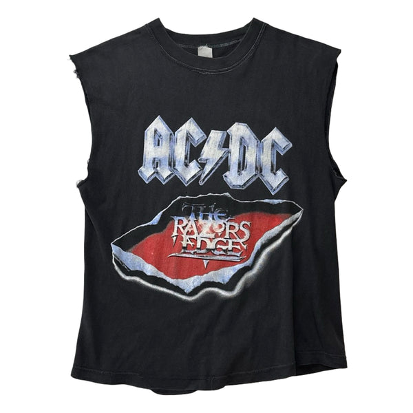 Vintage 1990 AC/DC ‘The Razors Edge’ (Cut) Tee - L