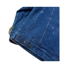 Load image into Gallery viewer, Vintage Sherpa Lined Denim Jacket - XL
