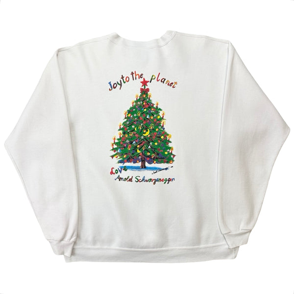 Vintage Planet Hollywood Schwarzenegger Christmas Crew Neck - XL