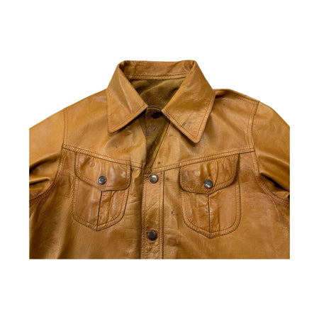 Vintage Reversible Leather Jacket - M