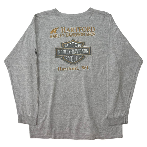 Harley-Davidson Long Hartford Sleeve Tee - XL