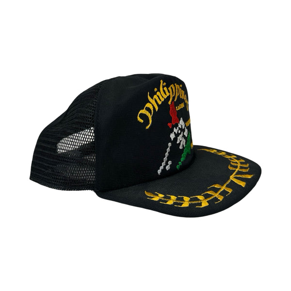 Vintage Philippines Embroidered Trucker Cap