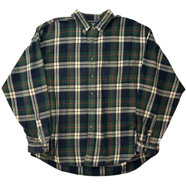 Marks & Spencer Plaid Button Down Shirt - XL
