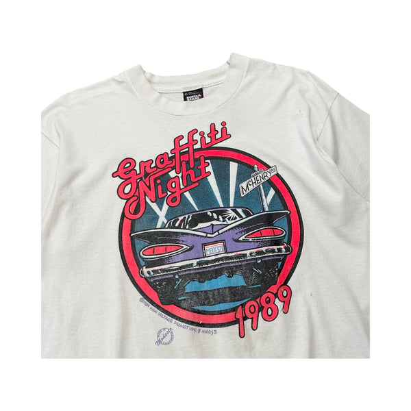 Vintage 1989 Graffiti Night Tee - XL
