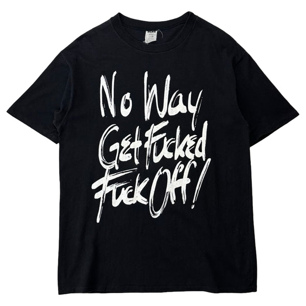 Vintage The Angels 'No Way Get F*cked F*ck Off!' Tee - XL
