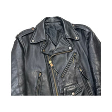 Load image into Gallery viewer, Vintage Leather Biker Jacket - S
