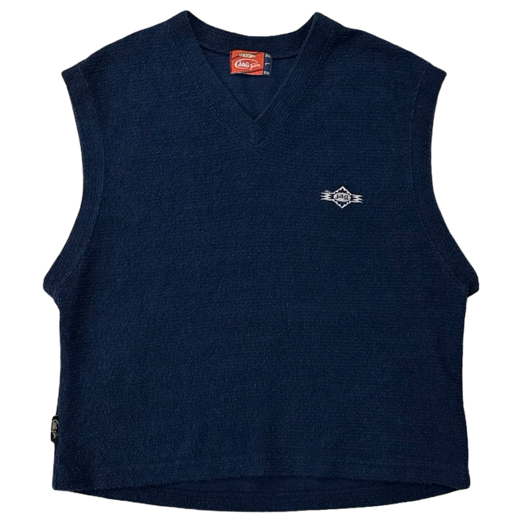 Vintage Jag V Neck Vest - M