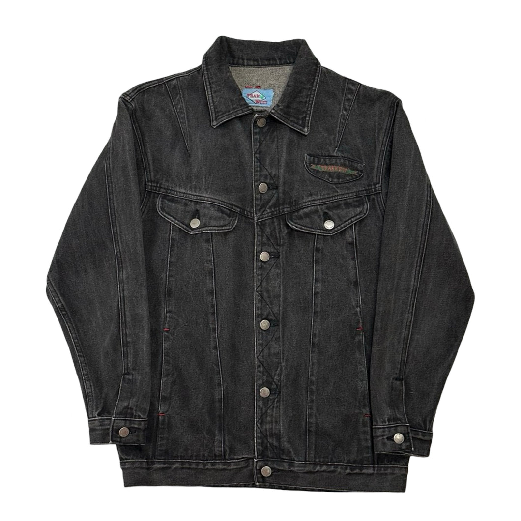 Vintage Trackwest Denim Jacket - M