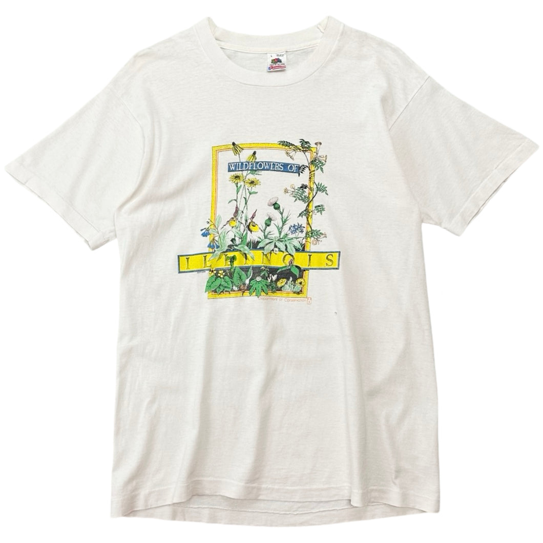 Vintage Wildflowers Of Illinois Tee - L