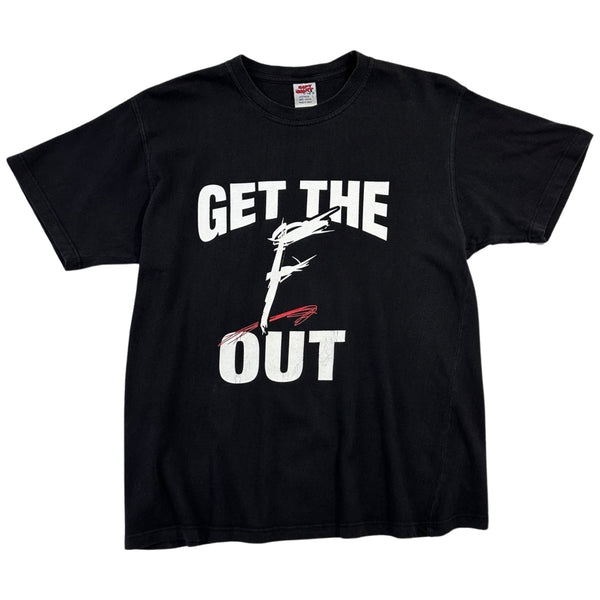 Vintage 2002 WWE 'Get The F Out' Tee - L